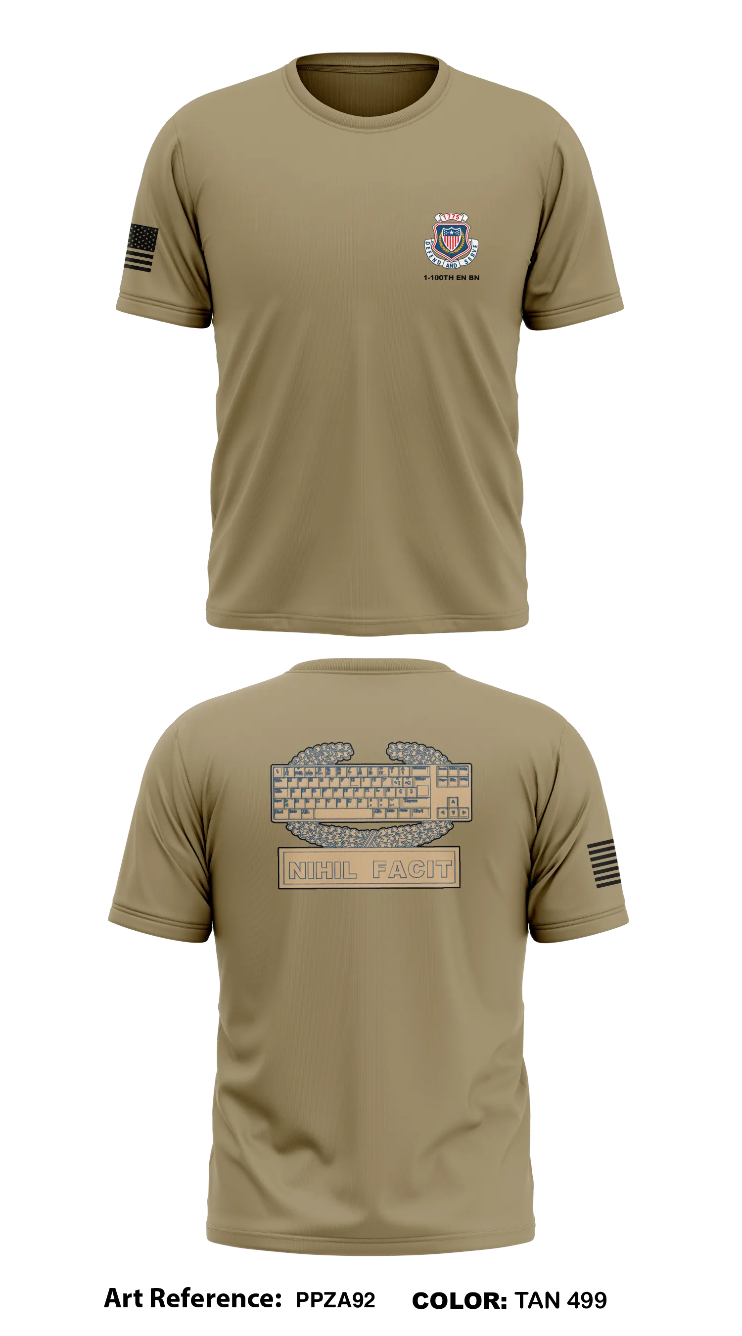 1-100th EN BN  Store 1 Core Men's SS Performance Tee - pPzA92