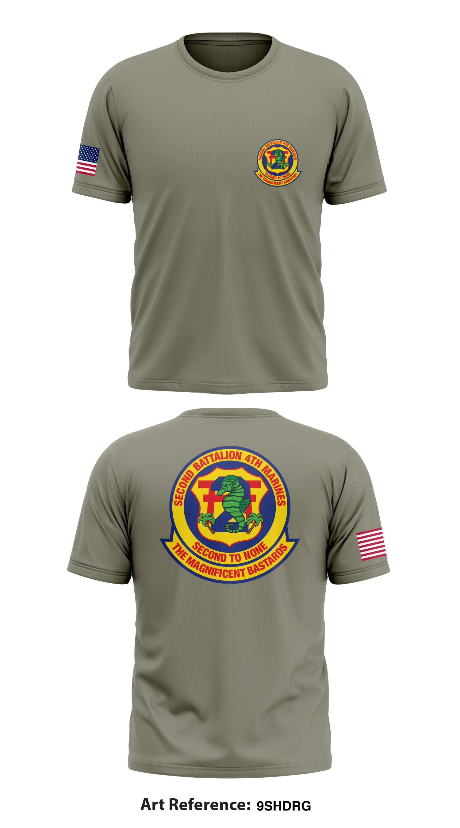 2/4 Magnificent Bastards Core Men's SS Performance Tee - 9shDRg