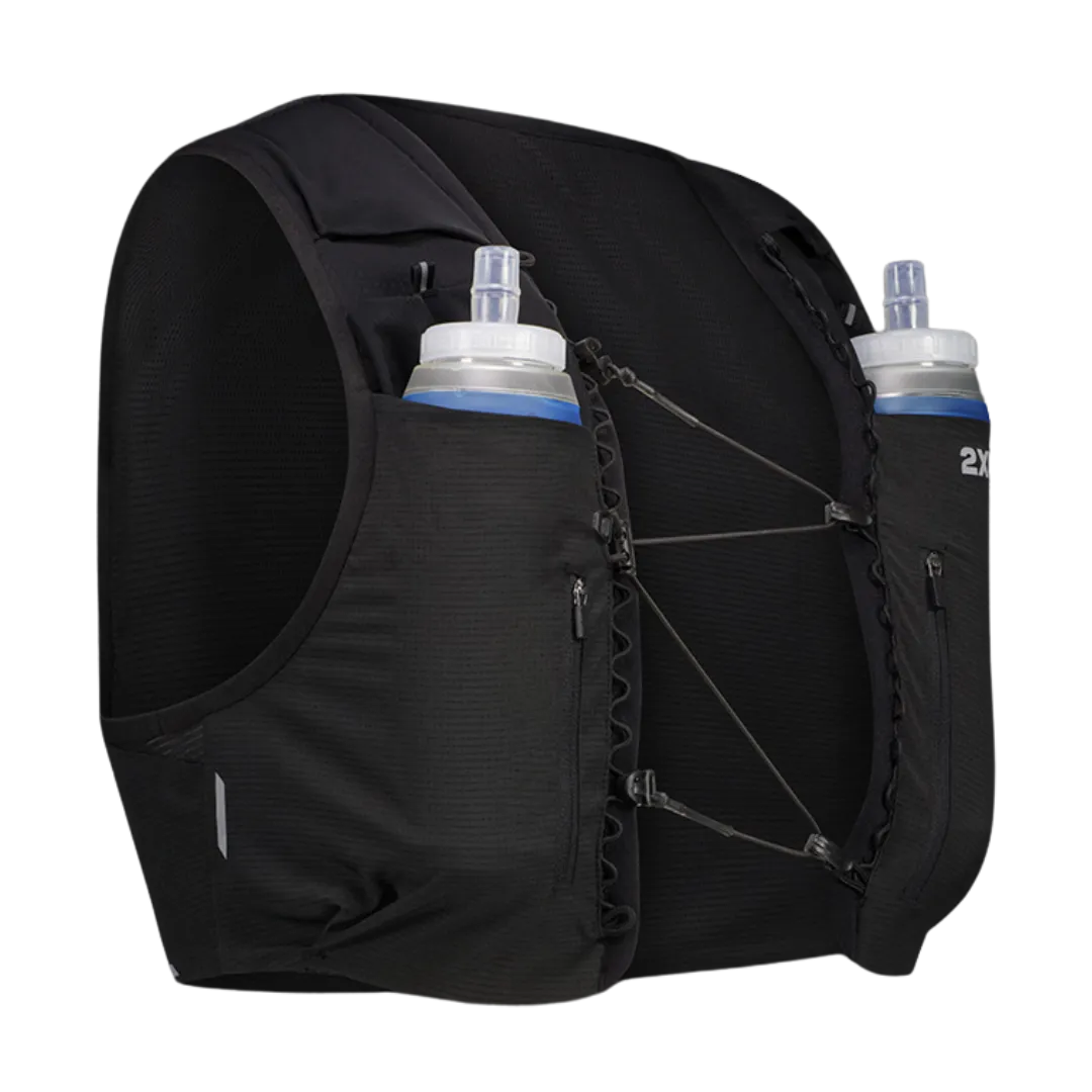 2XU - Run Hydration Vest - Black/Silver Reflective