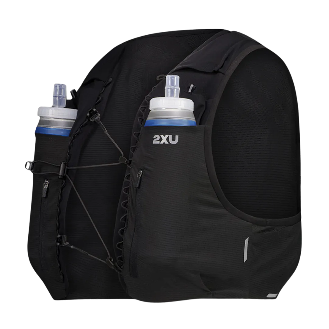 2XU - Run Hydration Vest - Black/Silver Reflective