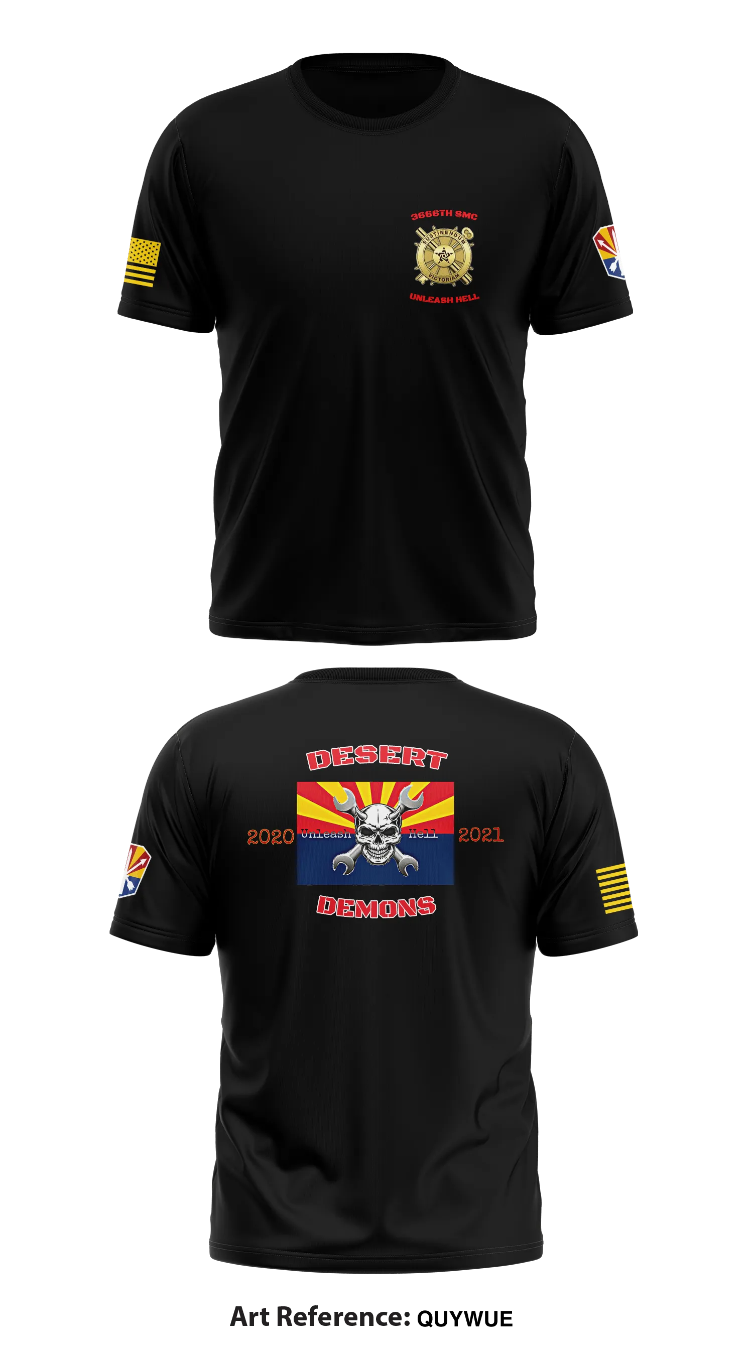 3666th SMC Store 1 Core Men's SS Performance Tee - qUyWUE