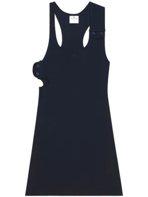 90's ribbed cotton mini dress