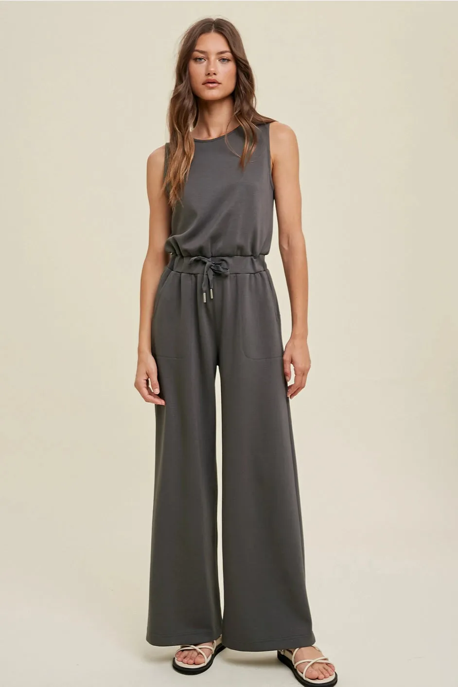 ACCOLADE WIDE LEG JUMPSUIT // FINAL SALE