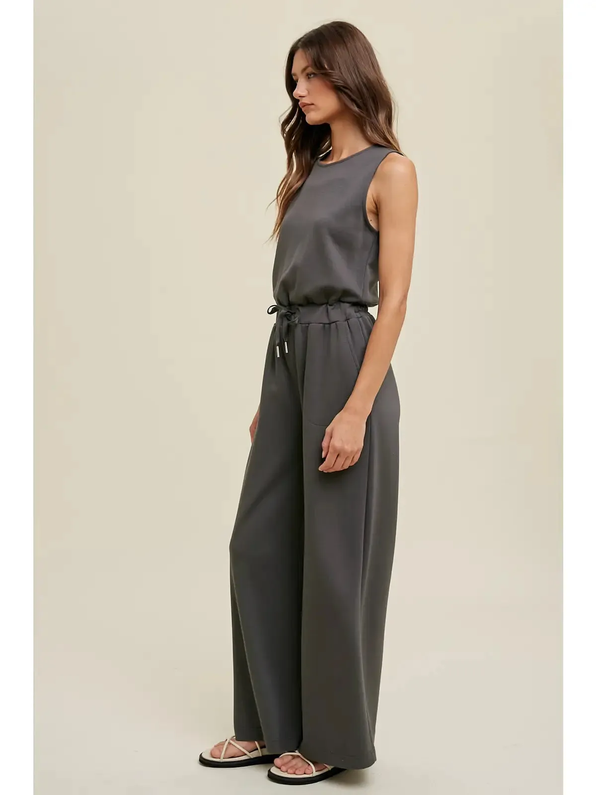 ACCOLADE WIDE LEG JUMPSUIT // FINAL SALE