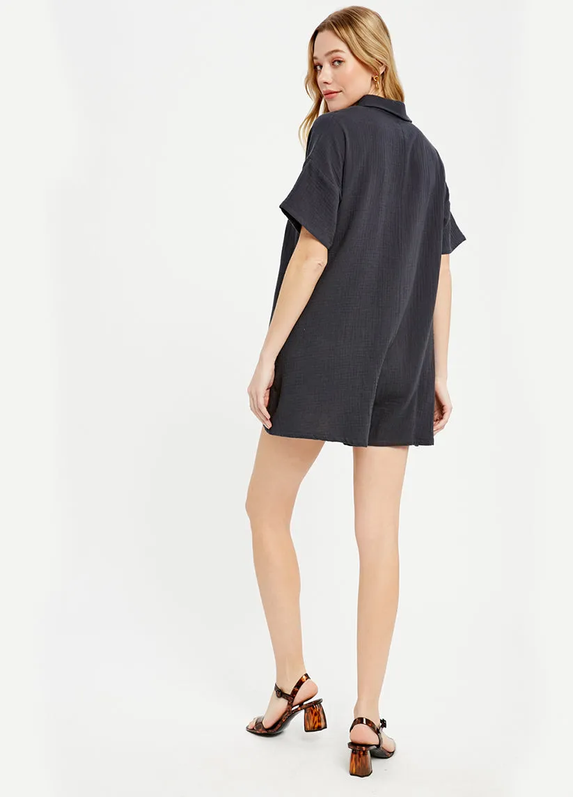 Adele Short Sleeve Romper
