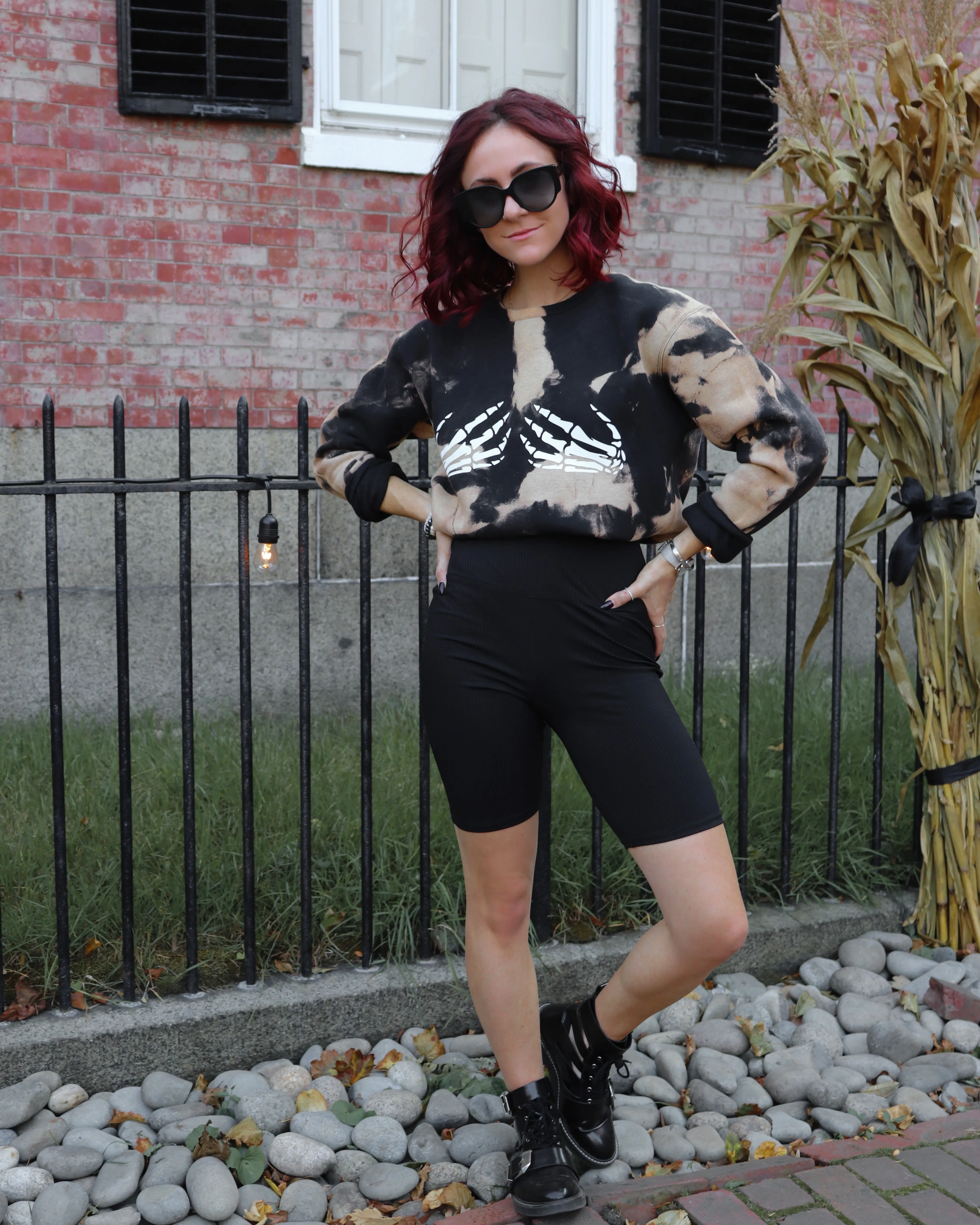 Adult Bleach Dye Sweatshirt