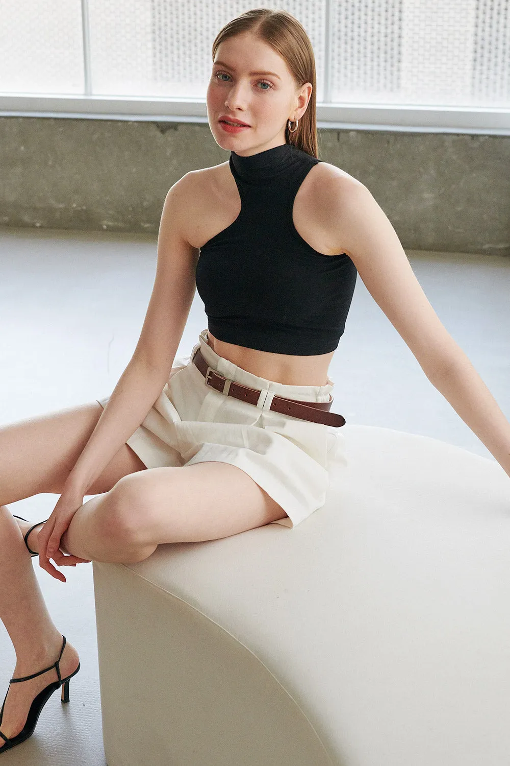 Aerynn Asymmetric Cutout Top