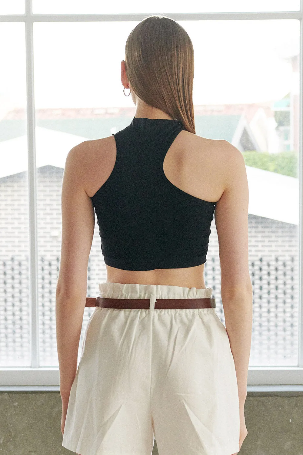 Aerynn Asymmetric Cutout Top