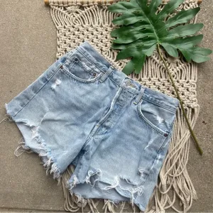 Agolde Distressed Jean Shorts Size 27