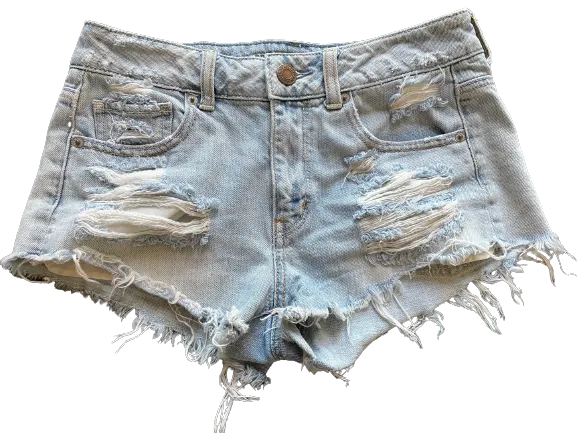 American Eagle Distressed Cut Off Jean Shorts