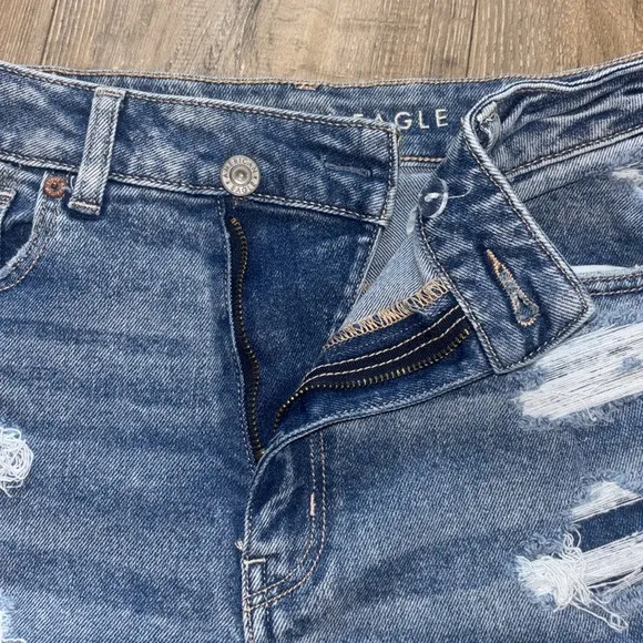 American Eagle Distressed Mom Shorts
