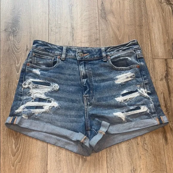 American Eagle Distressed Mom Shorts