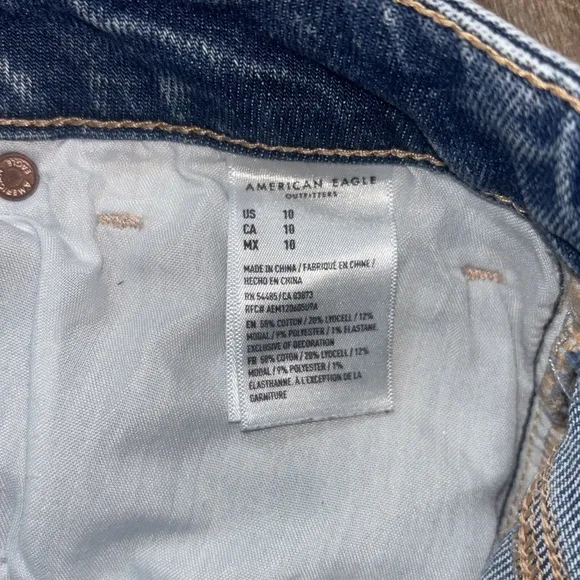 American Eagle Distressed Mom Shorts
