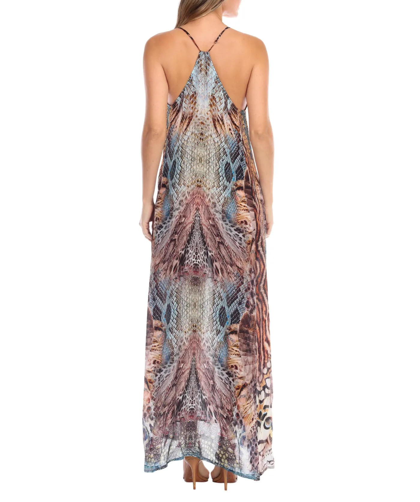 Animal Paradise Racerback Maxi Dress