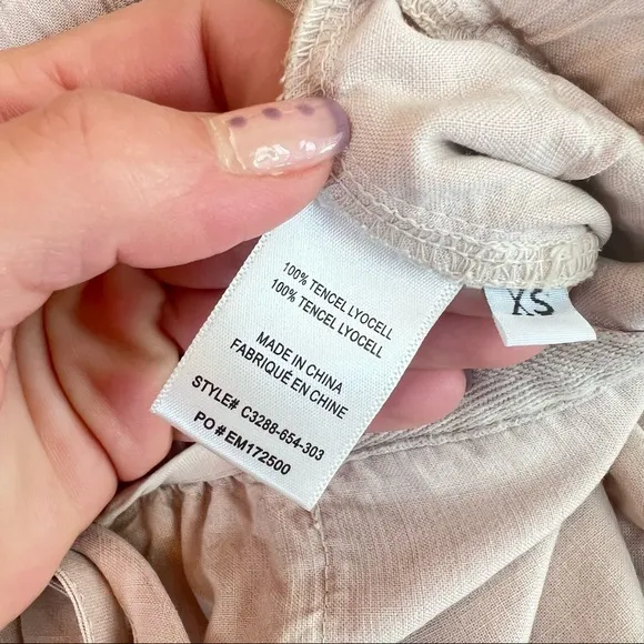 Anthropologie Cloth &amp; Stone Women’s Khaki Tancel Shorts Size XS NWT