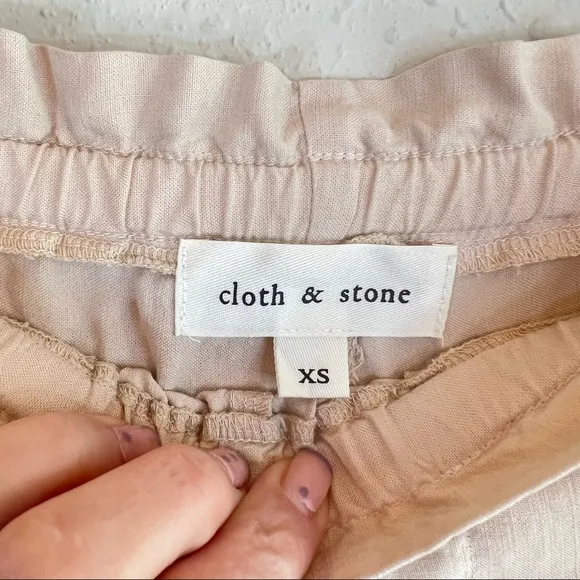 Anthropologie Cloth &amp; Stone Women’s Khaki Tancel Shorts Size XS NWT