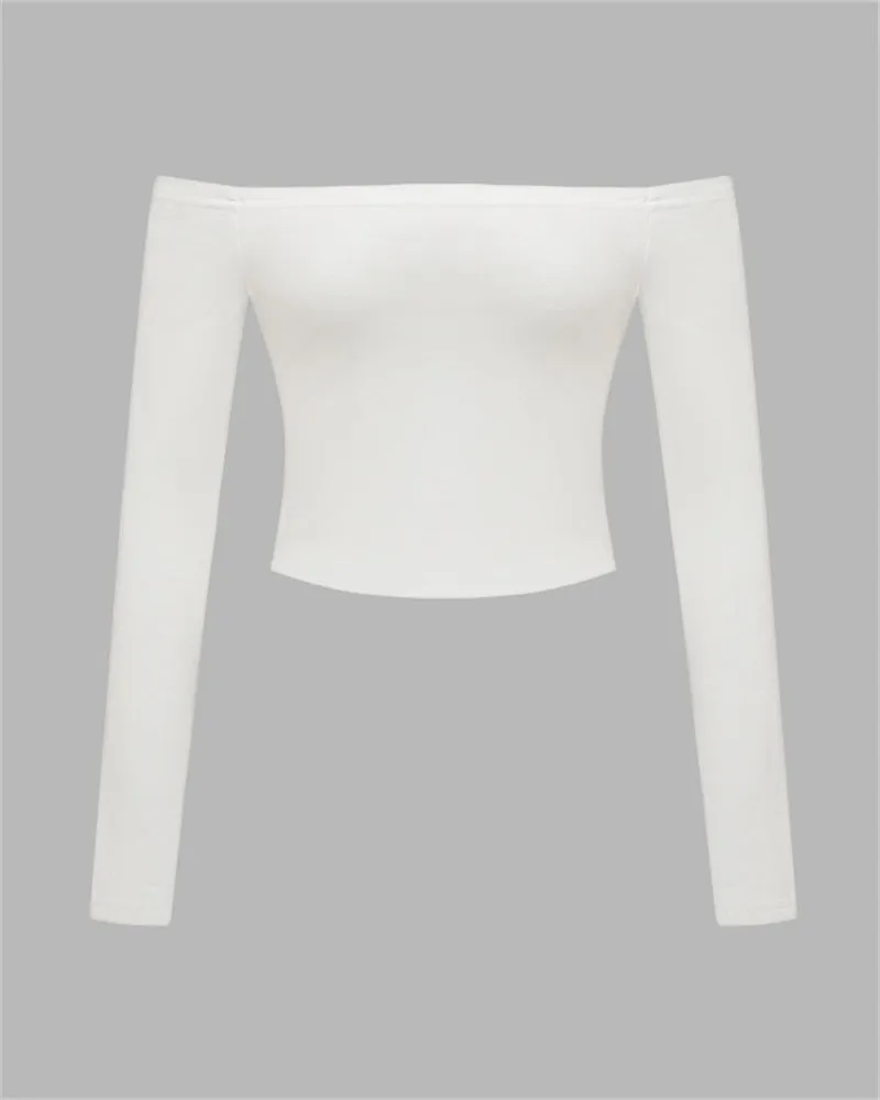 Antiberg Off Shoulder Eyelet Top