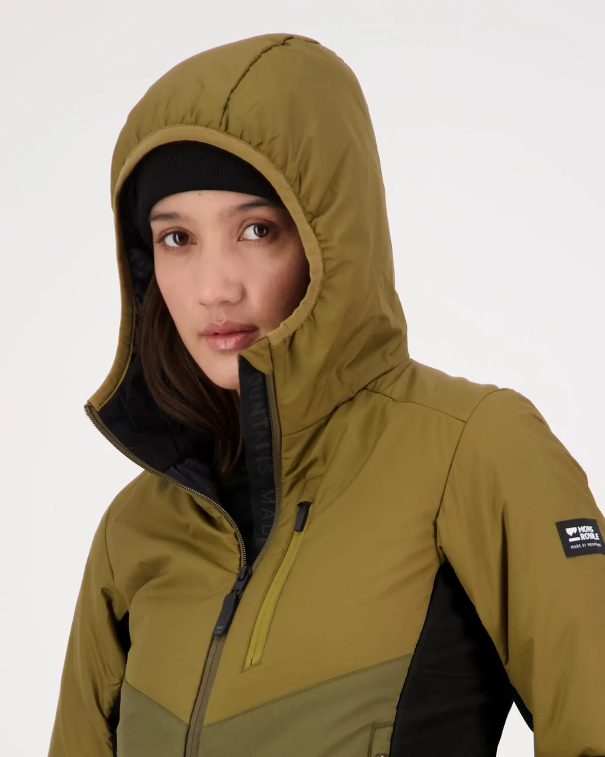 Arete Merino Insulated Hooded Jacket - Forest Floor