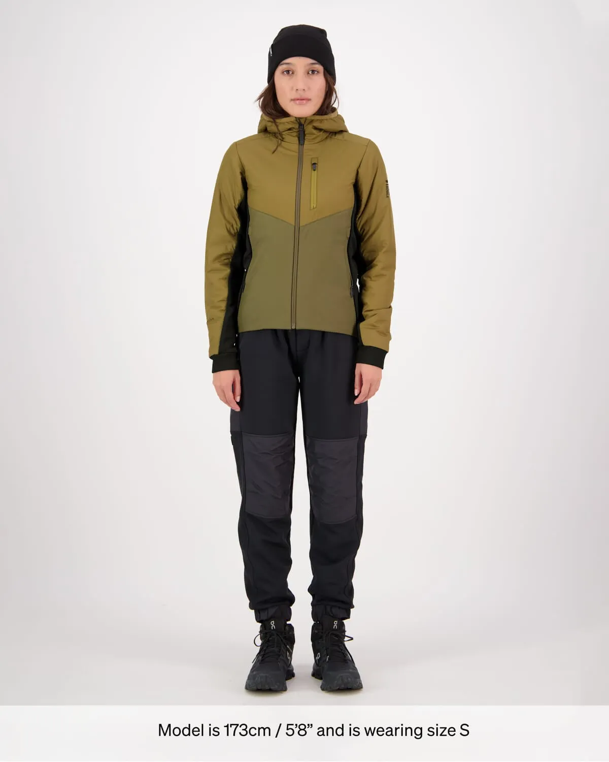 Arete Merino Insulated Hooded Jacket - Forest Floor