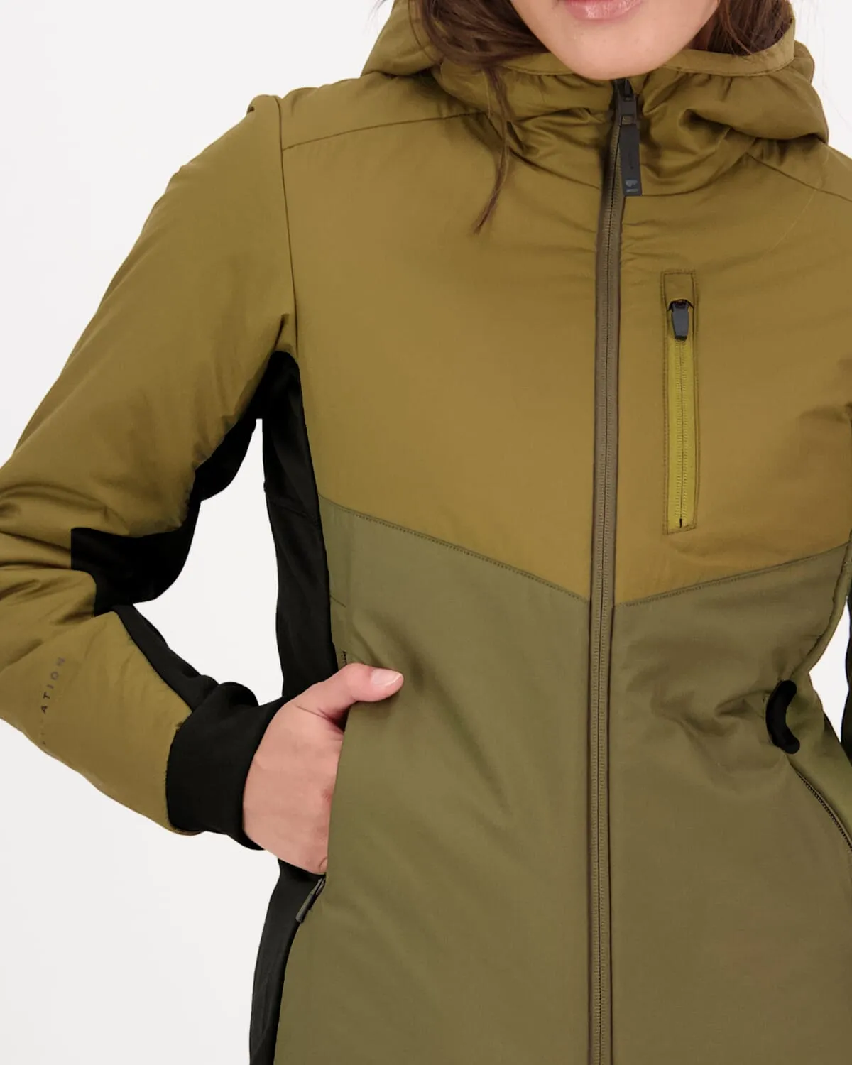 Arete Merino Insulated Hooded Jacket - Forest Floor