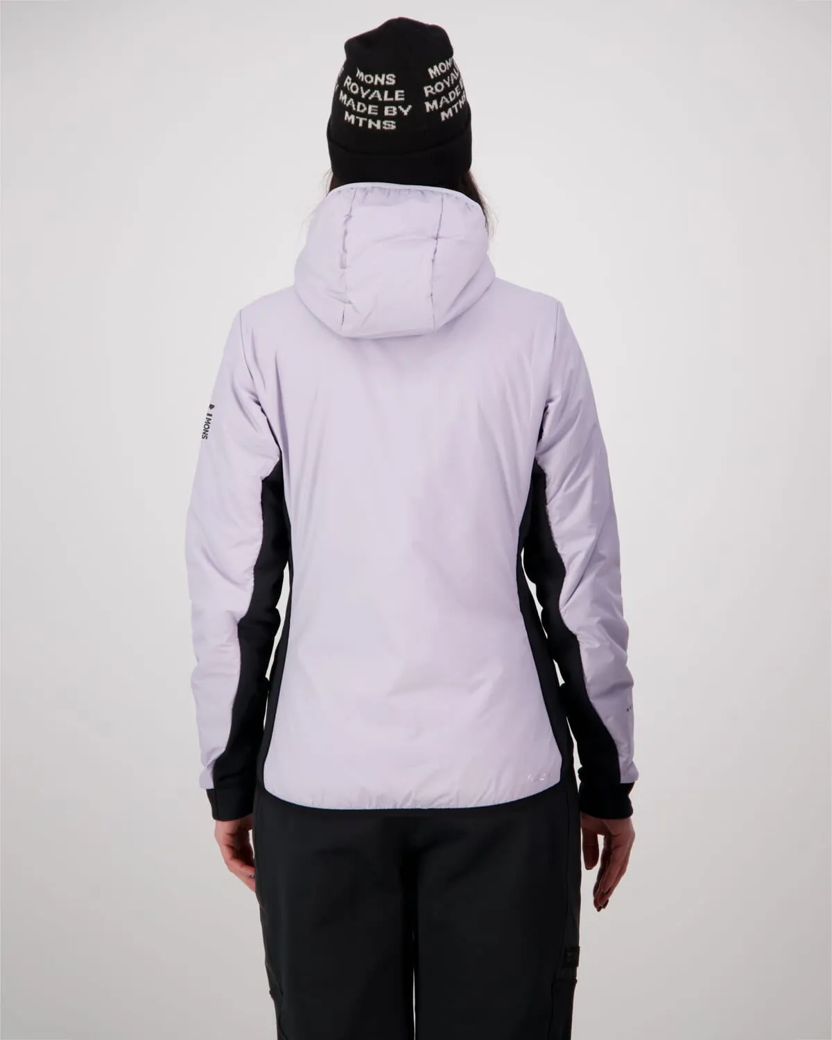 Arete Merino Insulated Hooded Jacket - Thistle Cloud