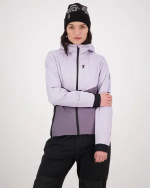 Arete Merino Insulated Hooded Jacket - Thistle Cloud