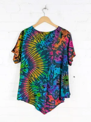 Assorted Tie Dye Short Sleeve Top