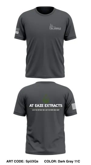 At Eaze Extracts Store 1 Core Men's SS Performance Tee - SpU3Qa