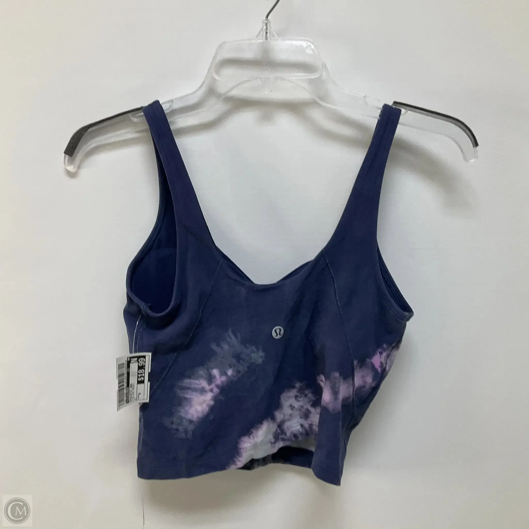 Athletic Bra By Lululemon In Tie Dye Print, Size: 6