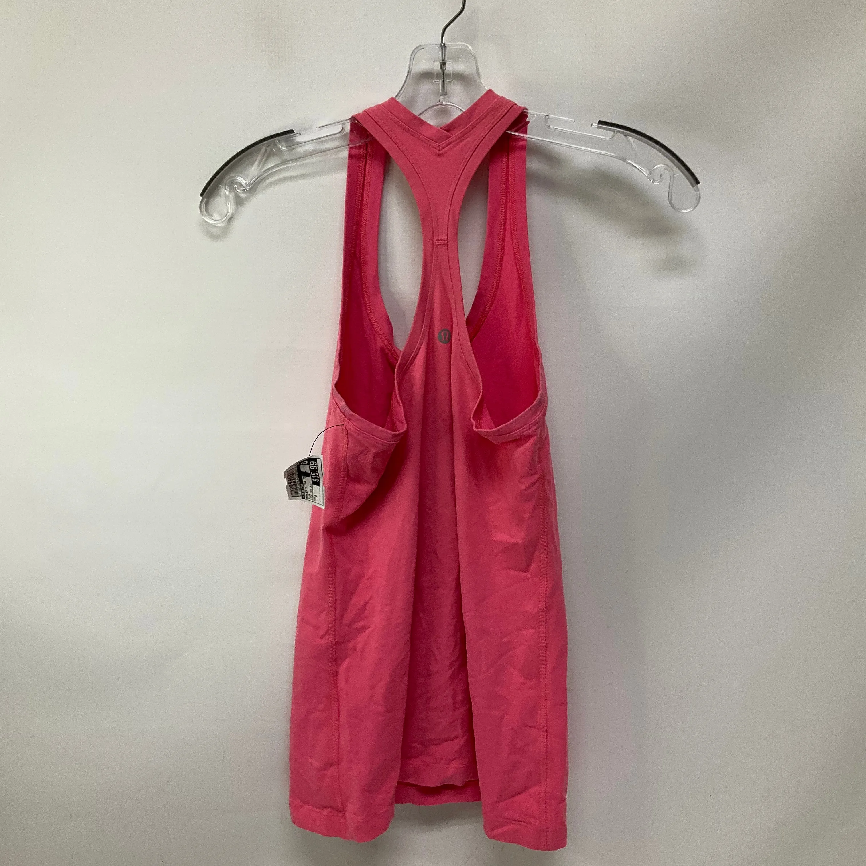 Athletic Tank Top By Lululemon In Pink, Size: 6