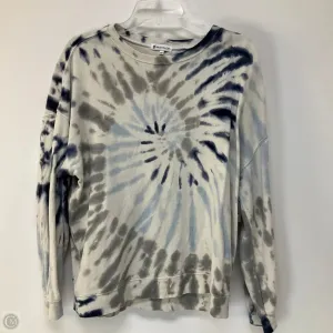Athletic Top Long Sleeve Crewneck By Cmc In Tie Dye Print, Size: M