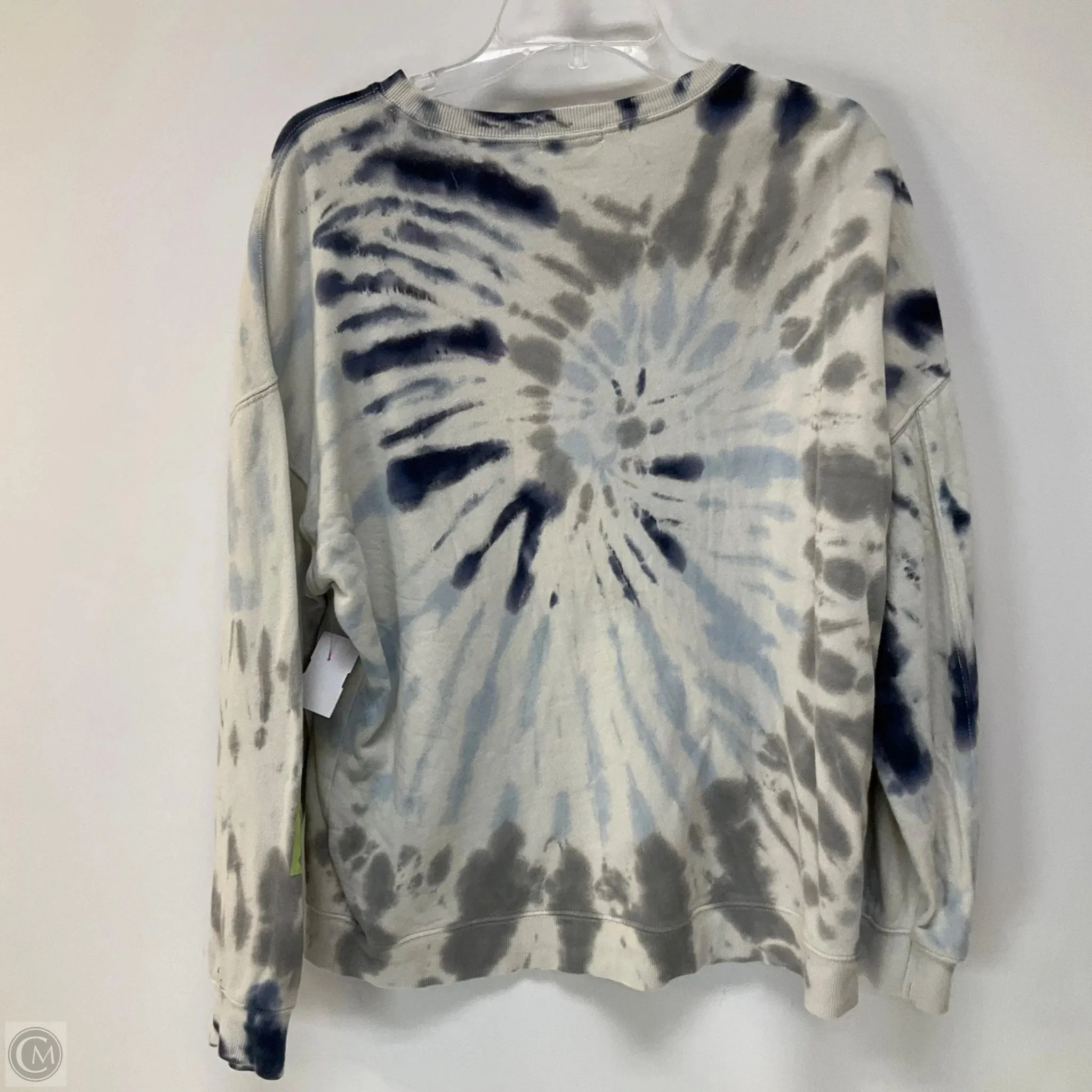 Athletic Top Long Sleeve Crewneck By Cmc In Tie Dye Print, Size: M