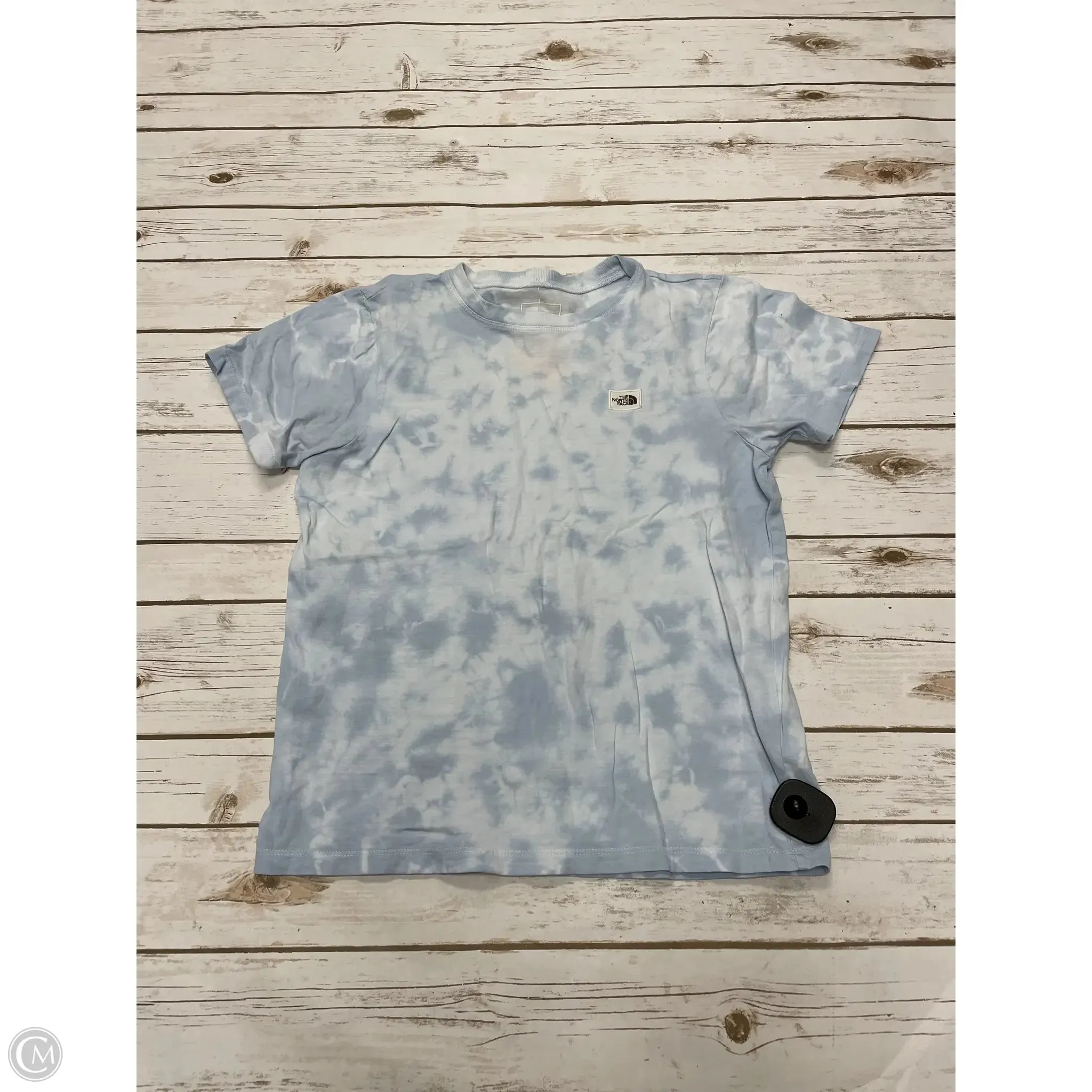 Athletic Top Short Sleeve By The North Face In Tie Dye Print, Size: M