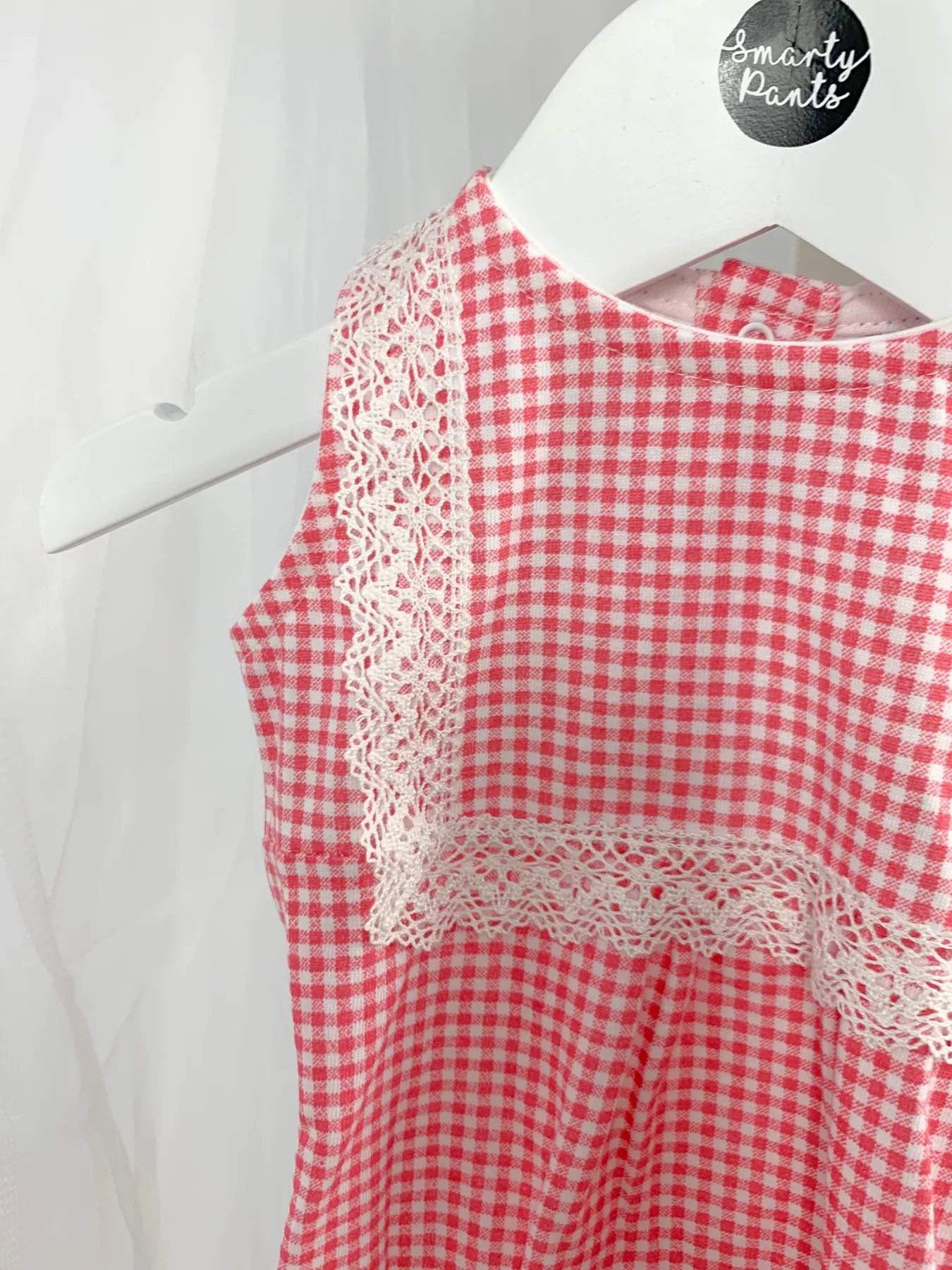 Babidu Baby Girl Gingham Romper