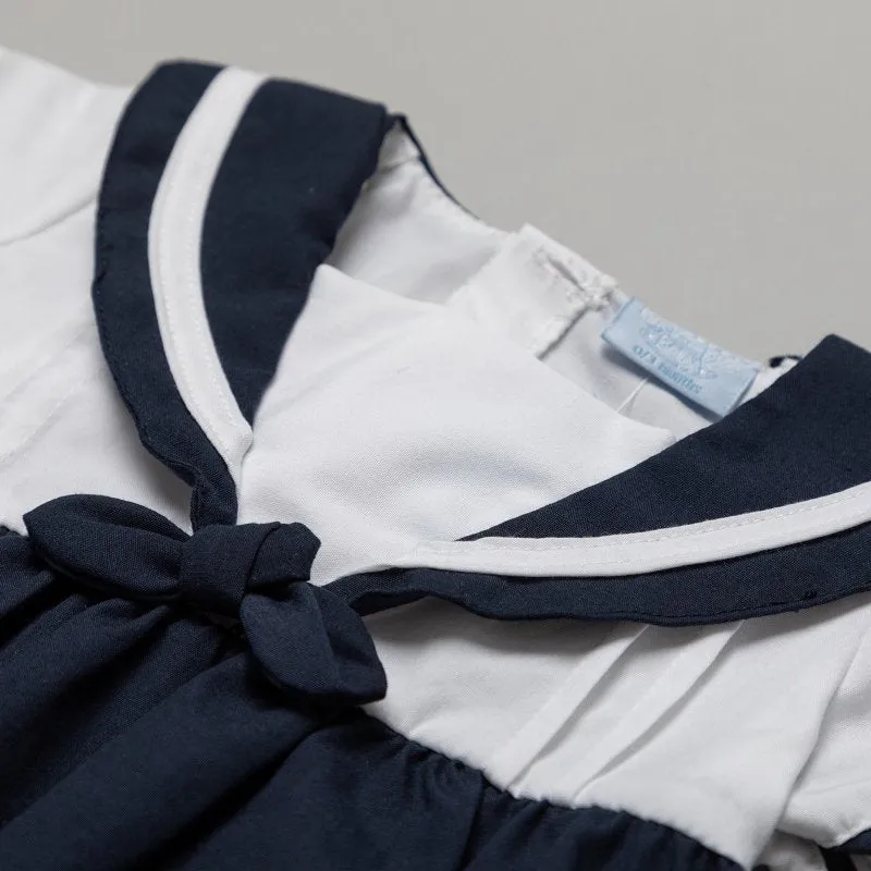 Baby Boys Sailor Romper With Contrast Stripes (0-9 Months)-T20212