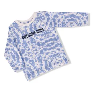 Baby Boys Tie Dye Fashion Tee - Blue