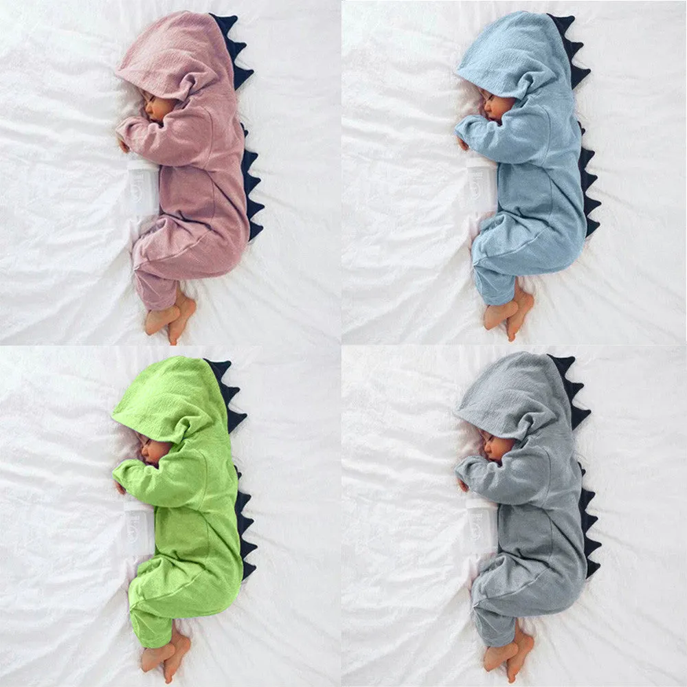 Baby Girls Boys Dinosaur Romper