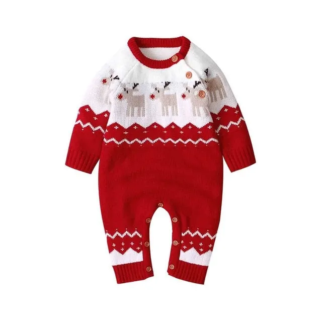 Baby Girls Christmas Romper