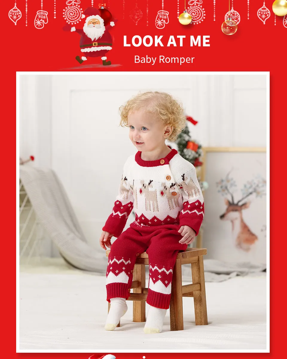 Baby Girls Christmas Romper