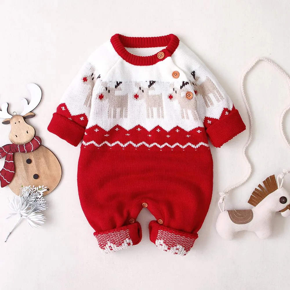 Baby Girls Christmas Romper
