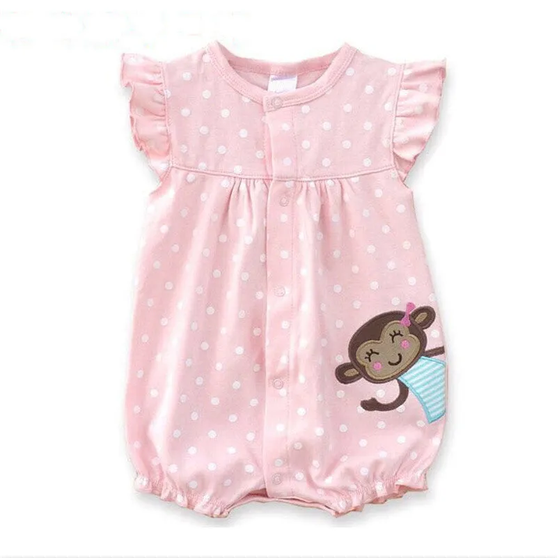 Baby Rompers Summer Baby Girls Clothing Cartoon born Baby Clothes Short Sleeve Baby Girl Clothes Infant Jumpsuits
