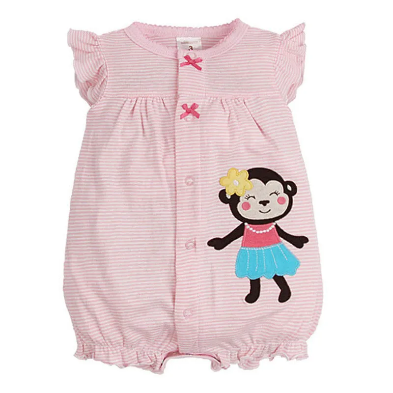 Baby Rompers Summer Baby Girls Clothing Cartoon born Baby Clothes Short Sleeve Baby Girl Clothes Infant Jumpsuits