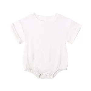 Baby Summer Romper - White