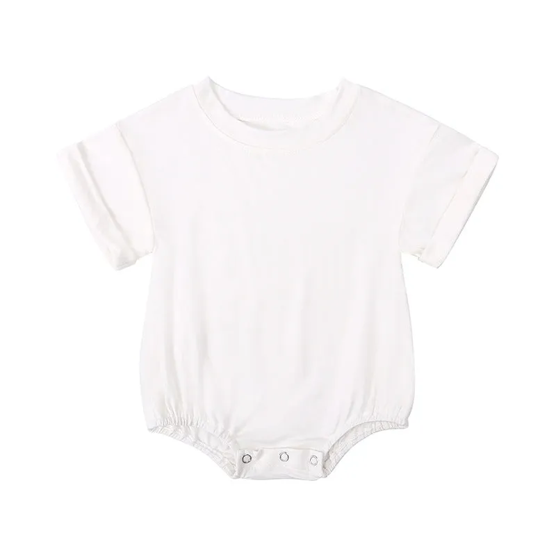 Baby Summer Romper - White