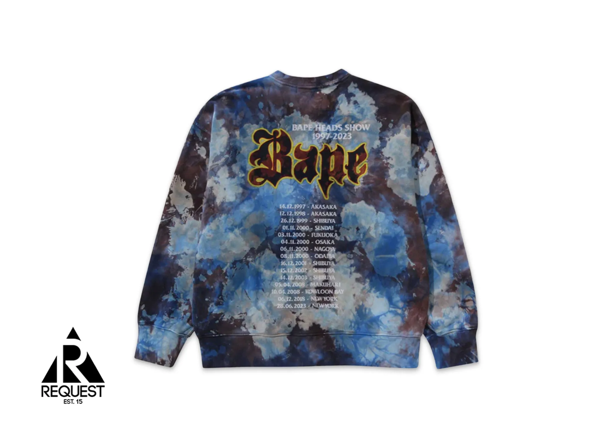 BAPE Boom Box Crewneck "Tie Dye"