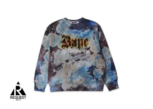 BAPE Boom Box Crewneck "Tie Dye"