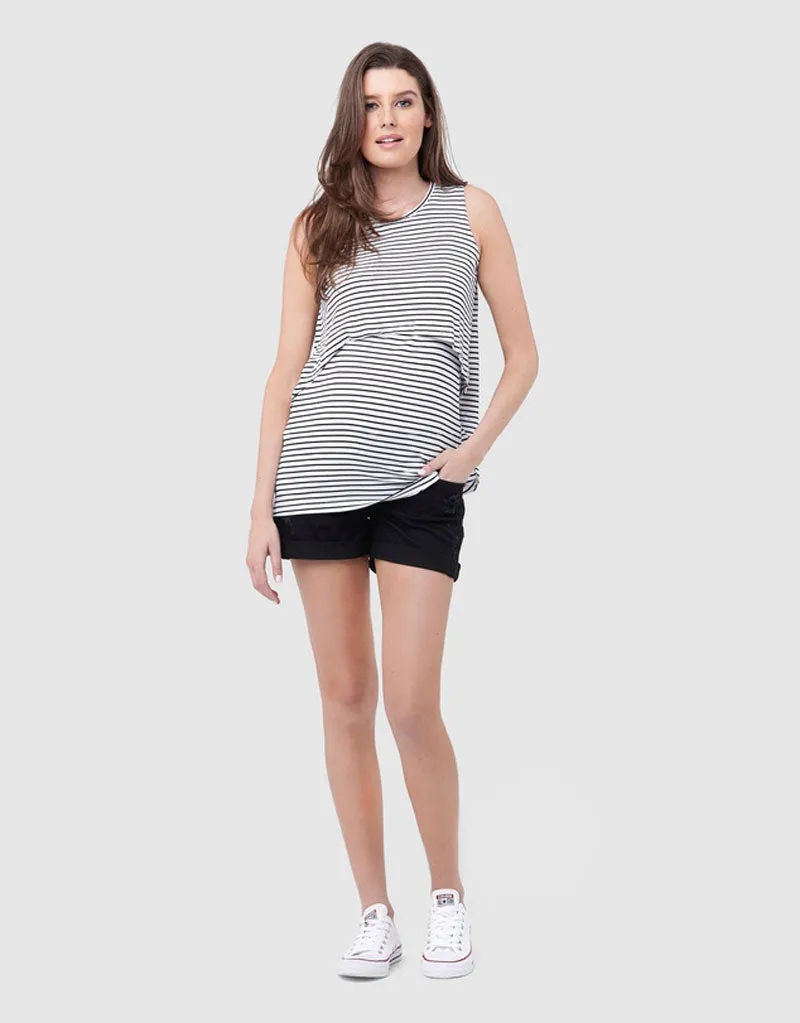 Baxter Boyfriend Short Black