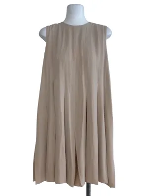 Beige Plain Romper