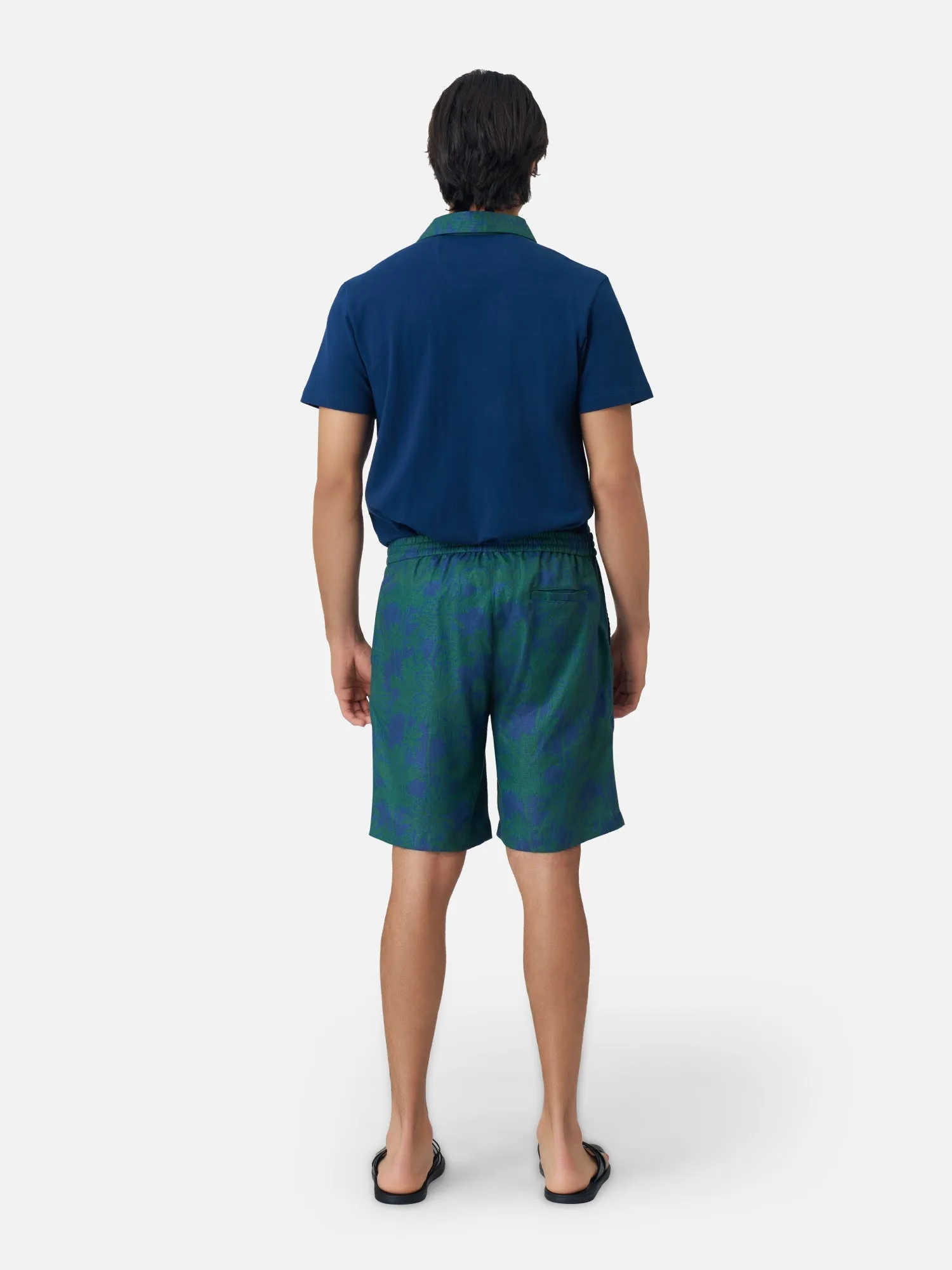 Betel Palm Linen Shorts