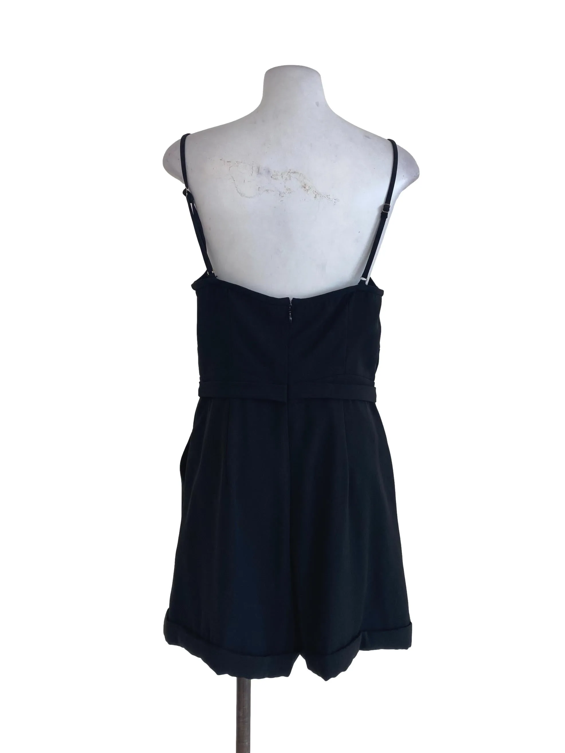 Black Laced Romper